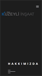 Mobile Screenshot of kuzeyliinsaat.com